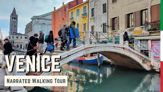 VENICE 🇮🇹 (Part 2) | 4K Narrated Walking Tour | Let's Walk 2023