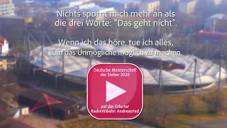 Großes Finale - Deutsche Meisterschaft Steherrennen 3.10.2020 - Radrennbahn Andreasried - Karrideo