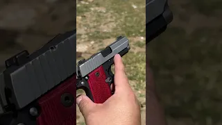 Sig P238 mag dump.