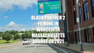 Black Panther 2 Filming at Johnson Tunnel in Worcester Massachusetts