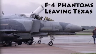 F-4 Phantoms Departing Alliance Airport Texas Last Flight