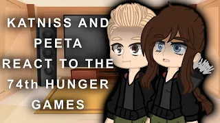 -Katniss and Peeta react to the 74th Hunger Games- (sorry if some sounds are muted)