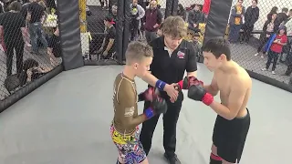 Pankration MMA Youth Cage Fight: Adam Haas vs Niko K.