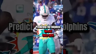 Predicting the Miami Dolphins record for 2023-2024 || #nfl #football