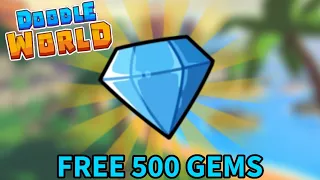 HOW TO GET FREE 500 GEMS IN DOODLE WORLD | DOODLE WORLD