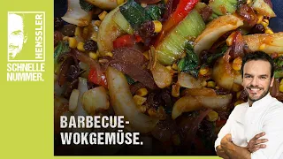 Schnelles Barbecue-Wokgemüse Rezept von Steffen Henssler