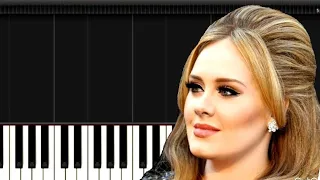 Adele - Rolling In The Deep - Easy Piano Music