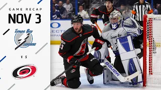 RECAP: Hurricanes @ Lightning 11/3/22 | Throwback Thursday