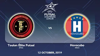 Toulon Élite Futsal (FRA) - Hovocubo (NED). UEFA Futsal Champions League Main Round - 12.10.2019.