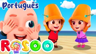 Swimming Song - A Canção Da Praia | Rosoo em Português - Músicas Infantis & Nursery Rhymes