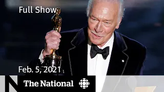 CBC News: The National | Canadian actor Christopher Plummer dead at 91 | Feb. 5, 2021