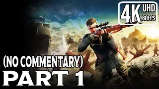 SNIPER ELITE 5 [PC ULTRA 4K 60FPS] Walkthrough Gameplay PART 1 - No Commentary