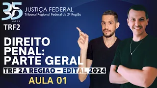 Aula Gratuita para TRF 2ª Região: Direito Penal - Parte Geral para Técnico Judiciário | Edital 2024