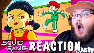 Squid Game Logic | Cartoon Animation ( Animation By @GameToonsOfficial ) REACTION!!!