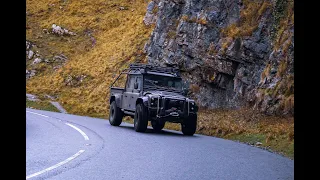 Tweaked Land Rover Defender 130 Spectre Edition fitted with an LS3 6.2L V8