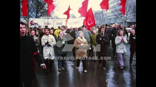 1968 Berlin (West), Anti-Vietnam War Demonstration with Rudi Dutschke, 1968er, Archive