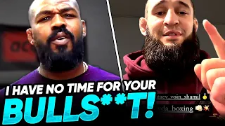 Jon Jones FIRES BACK At Khamzat Chimaev Saying He Wants To Fight Him | MMA NEWS