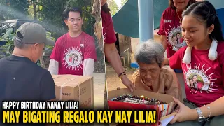 NANAY LILIA NAKATANGGAP NG MALAKING REGALO!