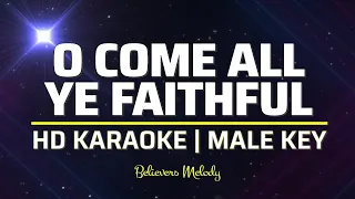 O Come All Ye Faithful | KARAOKE - Male Key G#
