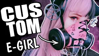 МОЙ ПЕРВЫЙ КАСТОМ! Респиратор в стиле E-GIRL / custom