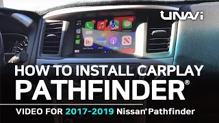 How to Install APPLE CARPLAY / ANDROID AUTO in Nissan Pathfinder 2017, 2018, 2019