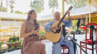 Cô Gái Vót Chông | Hồng Minh & Thanh Điền Guitar