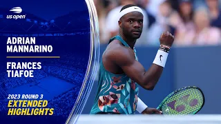 Adrian Mannarino vs. Frances Tiafoe Extended Highlights | 2023 US Open Round 3