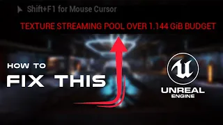 How To Fix Texture Streaming Pool Error In Unreal Engine 5