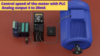 Analog output of PLC ? Controlling the speed of the VFD from PLC with Analog output 4 to 20 mA ||