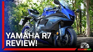 Yamaha R7 2022 REVIEW! R7 Walk Around & Onboard Riding!