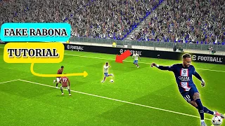 Fake Rabona Mastery in eFootball 2024 Mobile - Step-by-Step Tutorial