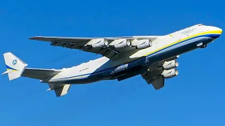 World's Largest Aircraft Antonov An-225 Mriya Takeoff at Toronto Pearson Airport YYZ