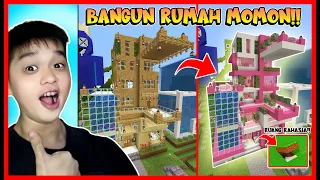 ATUN BANGUN ULANG RUMAH MOMON !! ADA RUANG RAHASIA !! Minecraft