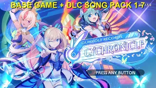 Gunvolt Records: Cychronicle - All 43 Songs (54 Charts) from Base Game and DLC Song Pack 1 to 7