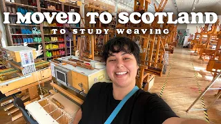 My First Week of School in SCOTLAND 🏴󠁧󠁢󠁳󠁣󠁴󠁿 Textile Design at Heriot-Watt University Vlog