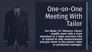 5 Difference Between Made-To-Measure, Bespoke Suit