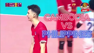 SEA Games 2023 Full Match: Cambodia vs. Philippines Volleyball Men's Match