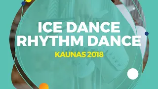 Buga Yana / Pokhilyuk Georgy (AZE) | Ice Dance Rhythm Dance | Kaunas 2018