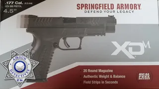 "New" Springfield Armory XDM, .177 Cal, CO2, Blowback "Complete Review" By Airgun Detectives