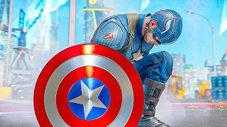 Marvel's Avengers - Captain America MCU Skin Gameplay