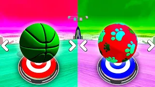 🟢🌈🔴Going Balls Gameplay All Level iOS,Android Mobile Game | GOING BALLS New Update Part 556