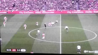 Skrtel Foul On Sanogo FA Cup 2014