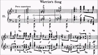 Heller 25 Studies Op.45 No.15 Warrior's Song Sheet Music