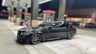 MIDNIGHT DRIVE IN MY STAGE 2+ BMW 540i G30  POV DRIVE