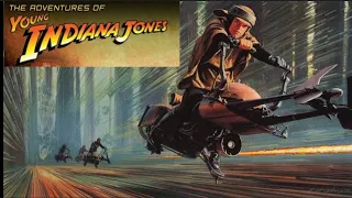 Return of The Jedi: Speeder Bike Chase But With Young Indiana Jones Music