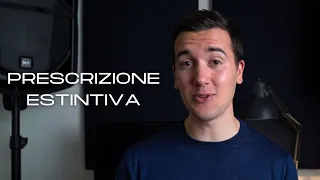 PRESCRIZIONE ESTINTIVA E DURATA DELLA PRESCRIZIONE - Diritto privato in 3 minuti ⌛️