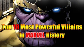 Top 10 Most Powerful Villains in Marvel History 2023 | Best 10 Powerful Villains In Marvel Universe