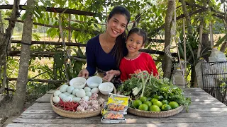 Happy With Sievny-Daughter & Mom Cooking Crispy the Baby Duck Eggs