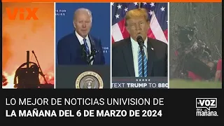 Lo mejor de Noticias Univision de la mañana | Miércoles 6 de marzo de 2024