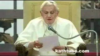 Papst Benedikt Generalaudienz 23. November deutsch